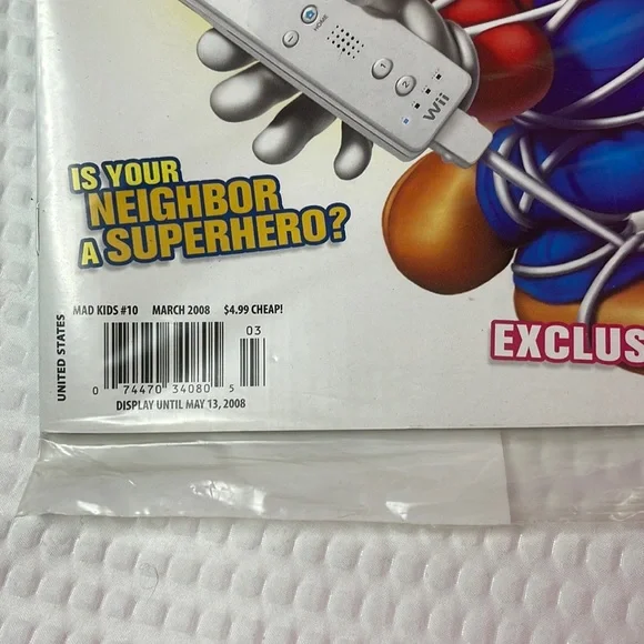 NEW IN PACKAGE Mad Kids Magazine March 2008 Mario On The Cover Wii Games - Picture 2 of 4